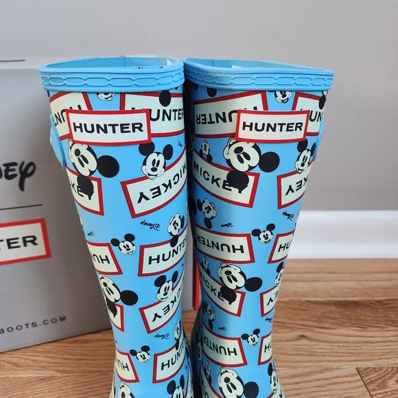 New Hunter Disney Mickey Mouse Limited Edition Kids Boots - Picture 3 of 10